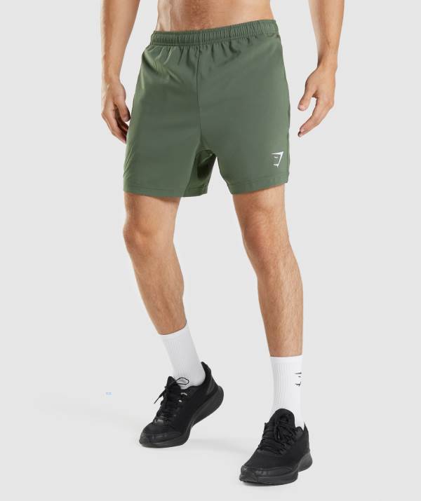 Panske Šortky Gymshark Sport Zelene | AI9863520
